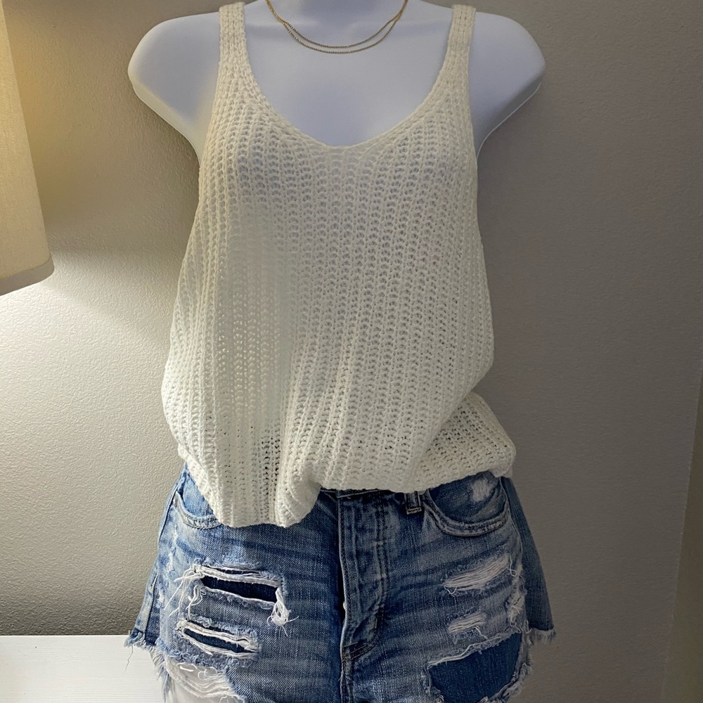 Knit Tank/ Swim Cover Up